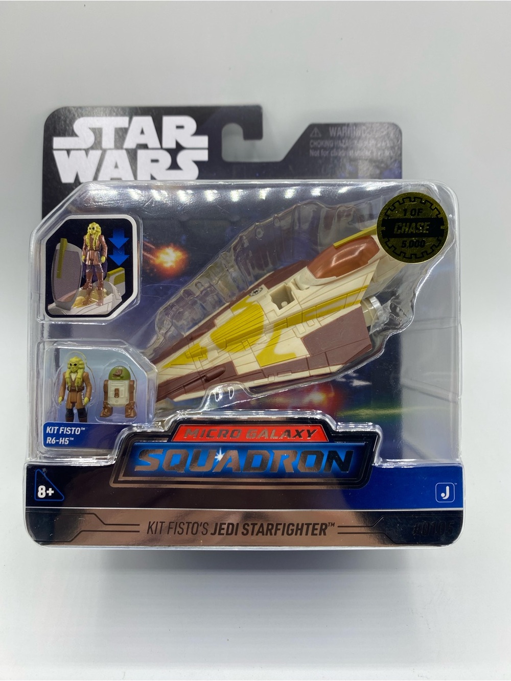 Star Wars Micro Galaxy Squadron Series 5 #0105 Kit Fisto's Jedi StarfighterChase